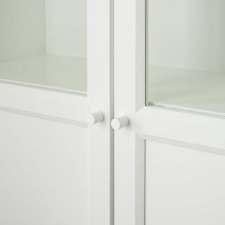 Armario Billy 80x28x237 con puerta cristal