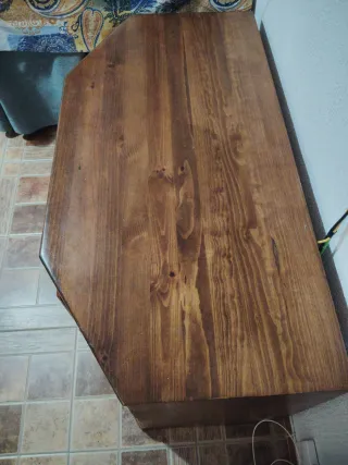 Mueble de salón de madera maciza