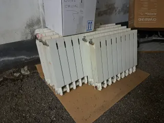 Radiadores de aluminio blanco