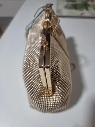 Bolso de fiesta Parfois plateado