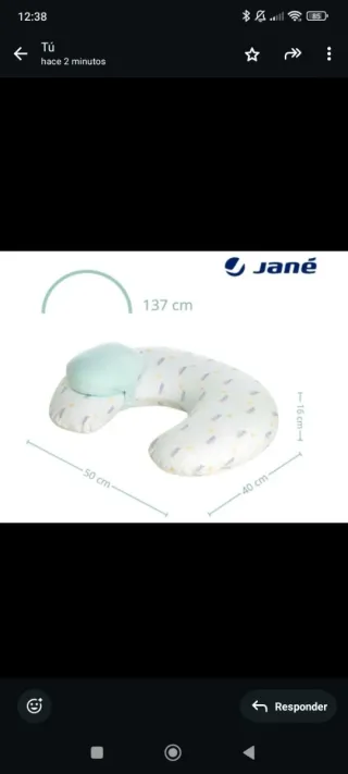 Cojín de lactancia Jane