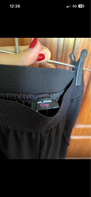 Calças Ana Sousa pretas tam 34