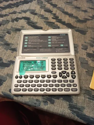 Agenda Digital Casio SF-3700ERSR-W