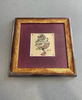 Set 4 láminas decorativas cuadros tattoo