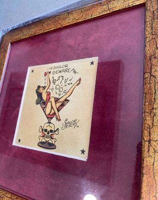 Set 4 láminas decorativas cuadros tattoo