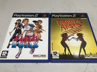 Pack 2 Juegos PS2: Pinky Pong y Fighting Angels