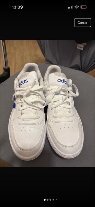 Zapatillas Adidas Blancas y Azules