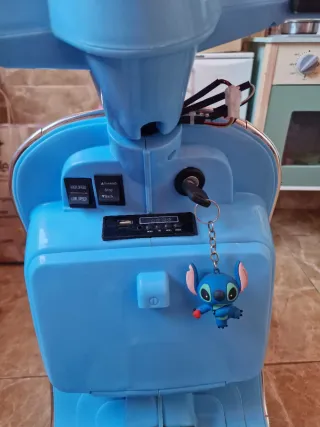 Moto Eléctrica Infantil Vespa Azul