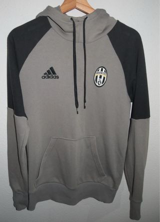 Sudadera Juventus Adidas Retro Vintage Gris Negra