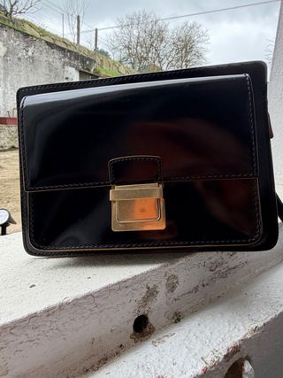 Bolso Bimba y Lola Negro y Dorado
