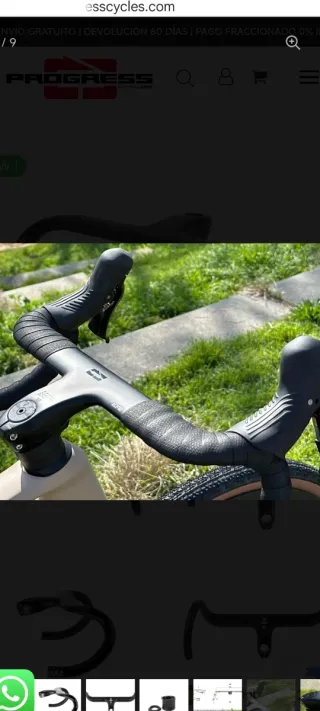 MANILLAR CARBONO PROGRESS ORIGINAL