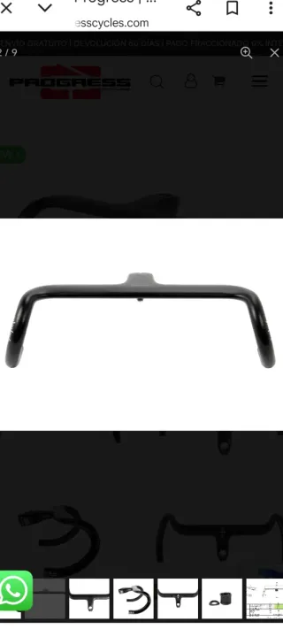 MANILLAR CARBONO PROGRESS ORIGINAL