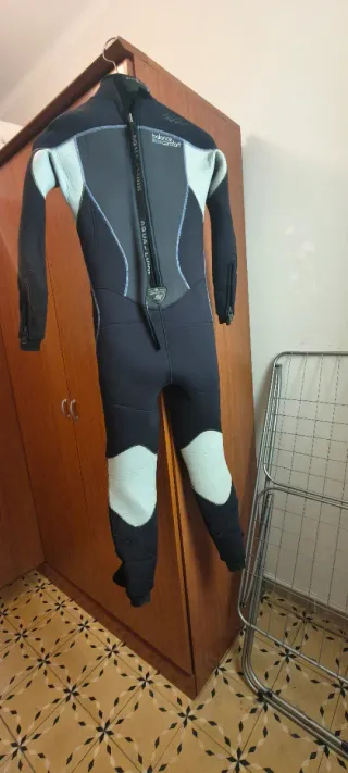 Traje neopreno Aqualung semiseco 7mm mujer Talla M