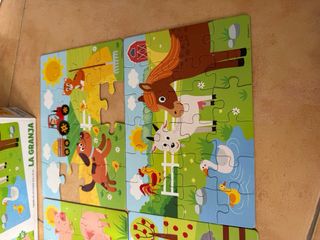 4 Puzzles Progresivos La Granja