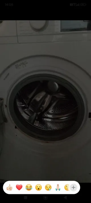 Lavadora Blanca Carga Frontal