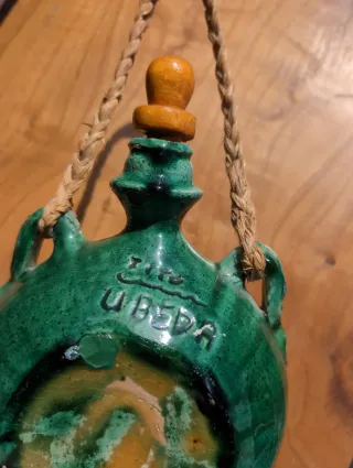 Cantimplora Cerámica Tito Úbeda Firmada