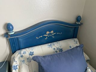 Dormitorio completo azul