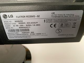 Monitor LG 22 Negro