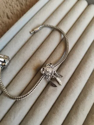 Charm Corazón Atrapasueños Plata