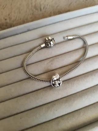 Charm elefantes plata