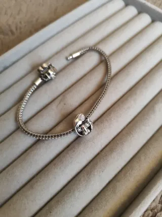 Charm elefantes plata