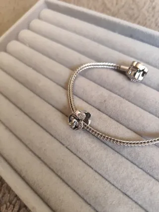 Charm elefantes plata