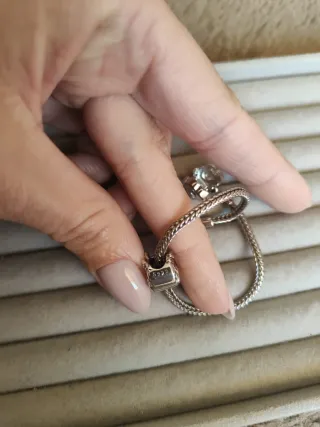 Charm elefantes plata