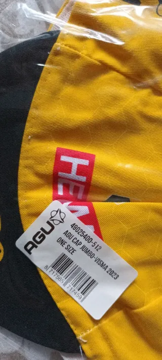2 Gorras Jumbo Visma AGU 2023-2024