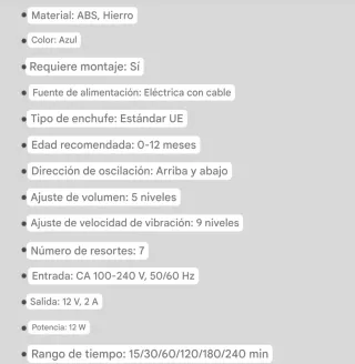 Controlador de cuna Bluetooth Momo House
