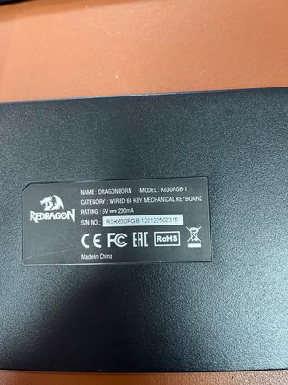 Teclado gaming - REDRAGON K630RGB, #502316