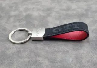 Llavero Vw Golf GTI de Alcántara Accesorio Regalo