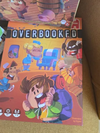 Lote 3 juegos de mesa: Wabi, Hatflings, Overbooked