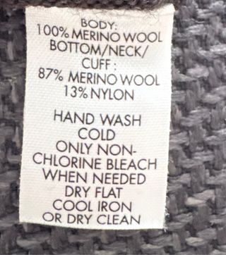 Jersey Calvin Klein Pico Marrón Talla L merino