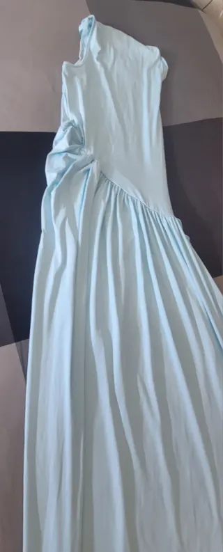 Vestido azul talla M con conjunto