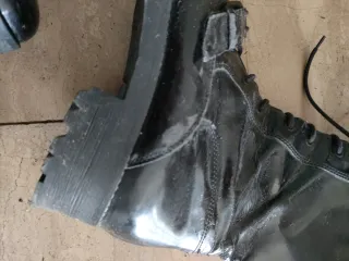 Stivali invernali in pelle lucida