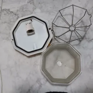 Lampada industriale vintage anni 60