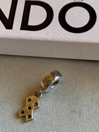 Charm Pandora Original Plata y Rosa