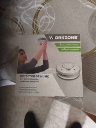 Detector de Humo Workzone con Batería