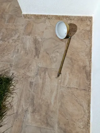 Lámpara de latón pub irlandes