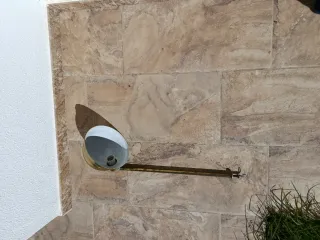 Lámpara de latón pub irlandes