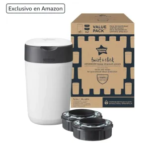 Papelera Tommee Tippee Twist & Click + 2 recambios