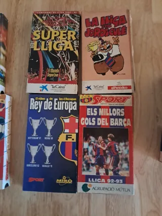 Lotes de cintas VHS FC Barcelona