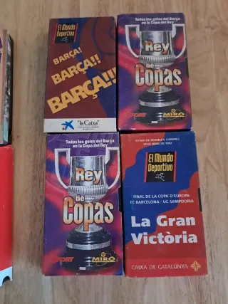 Lotes de cintas VHS FC Barcelona
