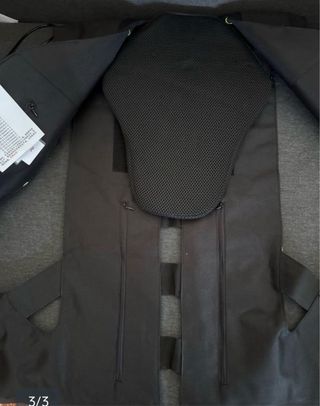 Chaleco Airbag Moto Negro y Amarillo talla xxl