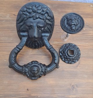 Aldabon, aldaba ,Picaporte, Antiguo de Hierro fund
