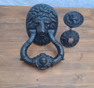 Aldabon, aldaba ,Picaporte, Antiguo de Hierro fund