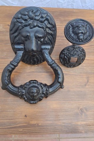 Aldabon, aldaba ,Picaporte, Antiguo de Hierro fund