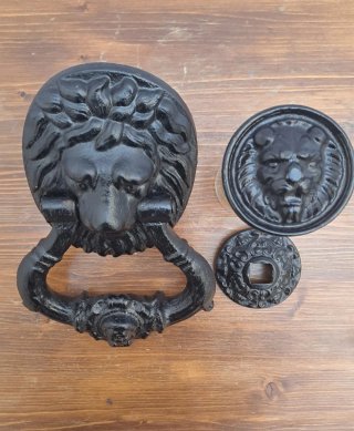 Aldabon, aldaba ,Picaporte, Antiguo de Hierro fund