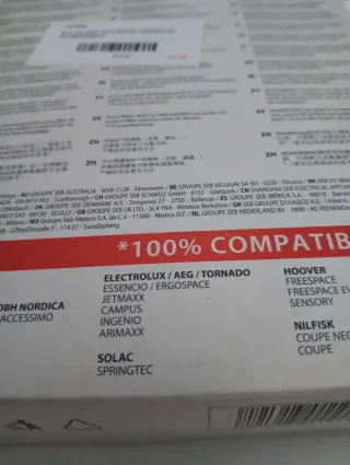 Bolsas aspirador Rowenta WB305120 x5 Compatible