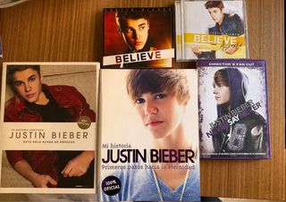 Colección Justin Bieber: Libros y CDs